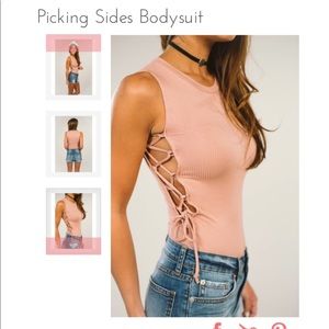 Picking sides bodysuit